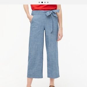 J.Crew chambray pants with toe